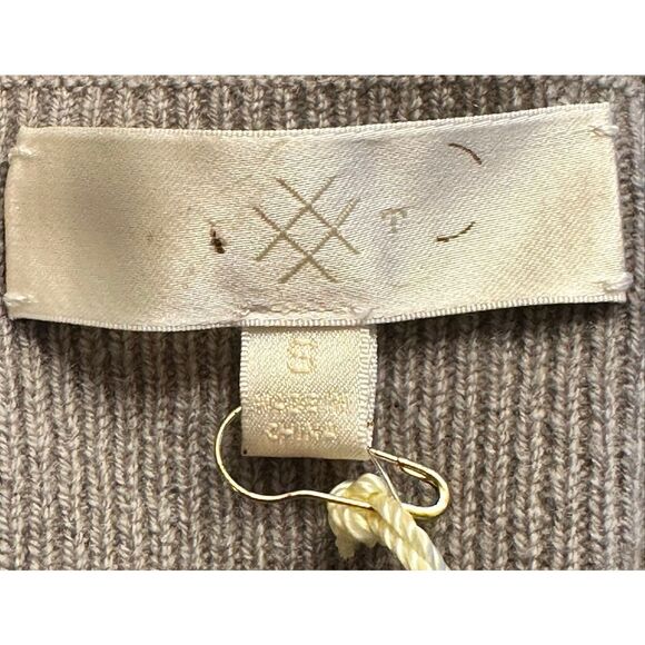 Lisa Todd 100% Cashmere PILLOW TALK CROP in Dove NWT Size Small - Picture 3 of 6